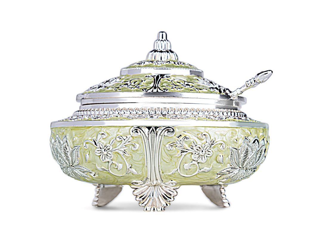 Green Sugar Pot