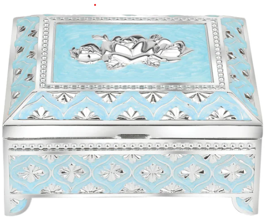 Exquisite Artisanal Candy Box Silver plated