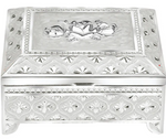 Load image into Gallery viewer, Exquisite Artisanal Candy Box Silver plated
